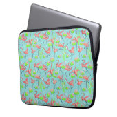 Flamingo Fandango Multi Laptop Ärmel Laptopschutzhülle (Vorderseite Links)