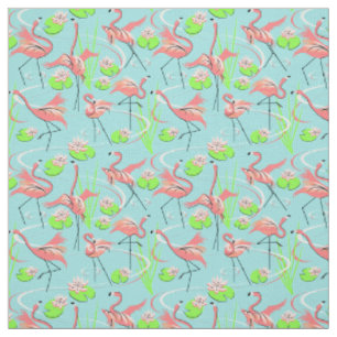 Flamingo Fandango Multi Stoff kleines Muster