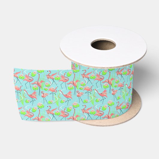 Flamingo Fandango Multiband Satin Satinband (Spule)