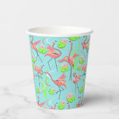 Flamingo Fandango Pappbecher (Rückseite)