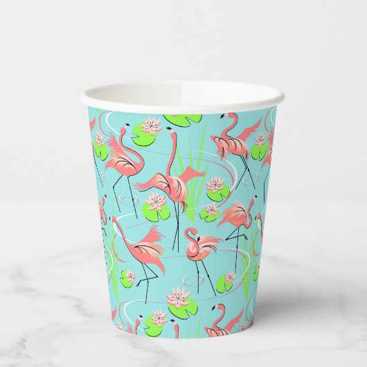 Flamingo Fandango Pappbecher (Links)