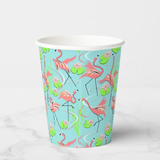 Flamingo Fandango Pappbecher (Rechts)