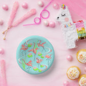 Flamingo Fandango Pappteller (Party)