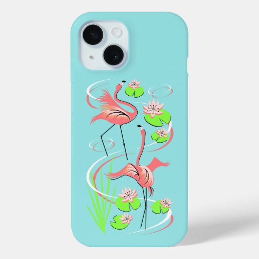 Flamingo Fandango Slim Duo iPhone Gehäuse Case-Mate iPhone Hülle (Rückseite)