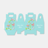 Flamingo Fandango Trio Text Gevor Box Geschenkschachtel (Ungefaltet)