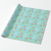 Flamingo Fandango Trio Viel Glück Geschenkpackung Geschenkpapier (Ungerollt)