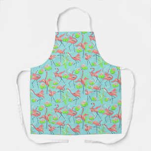 Flamingo Fandango wiederholen kleine Muster Schürz Schürze
