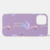 Flamingo farbiger Regenbogenvogel. Schöne nahtlos Case-Mate iPhone Hülle (Rückseite (Horizontal))