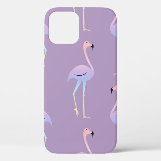 Flamingo farbiger Regenbogenvogel. Schöne nahtlos Case-Mate iPhone Hülle (Rückseite)