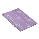 Flamingo farbiger Regenbogenvogel. Schöne nahtlos Notizblock (Rechte Seite)