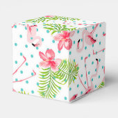 Flamingo Favor Box Geschenkschachtel (Rückseite)
