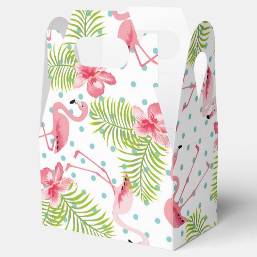 Flamingo Favor Box Geschenkschachtel (Geöffnet)