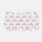 Flamingo Favor Box Geschenkschachtel (Ungefaltet)