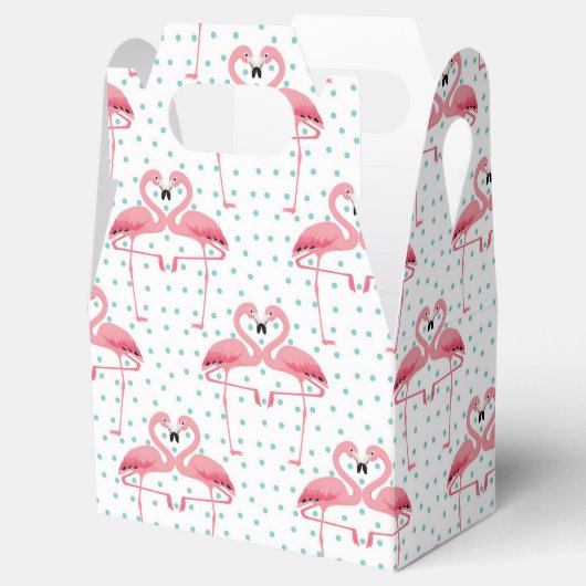 Flamingo Favor Box Geschenkschachtel (Geöffnet)