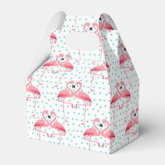 Flamingo Favor Box Geschenkschachtel