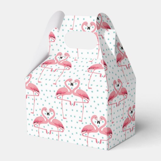 Flamingo Favor Box Geschenkschachtel (Vorderseite)