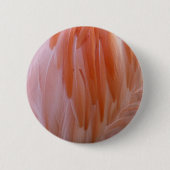 Flamingo Feathers in Pink-Schatten Button (Vorderseite)
