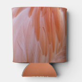 Flamingo Feathers in Pink-Schatten Dosenkühler (Rückseite)