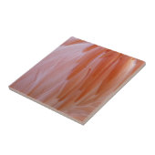 Flamingo Feathers in Pink-Schatten Fliese (Seite)