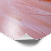 Flamingo Feathers in Pink-Schatten Fotodruck (Ecke)