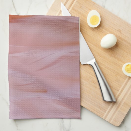 Flamingo Feathers in Pink-Schatten Geschirrtuch (Viertel Falte)