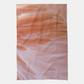 Flamingo Feathers in Pink-Schatten Geschirrtuch (Vertikal)