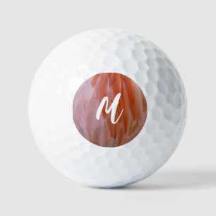Flamingo Feathers in Pink-Schatten Golfball