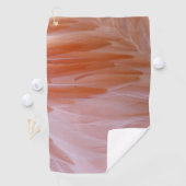 Flamingo Feathers in Pink-Schatten Golfhandtuch (Insitu)