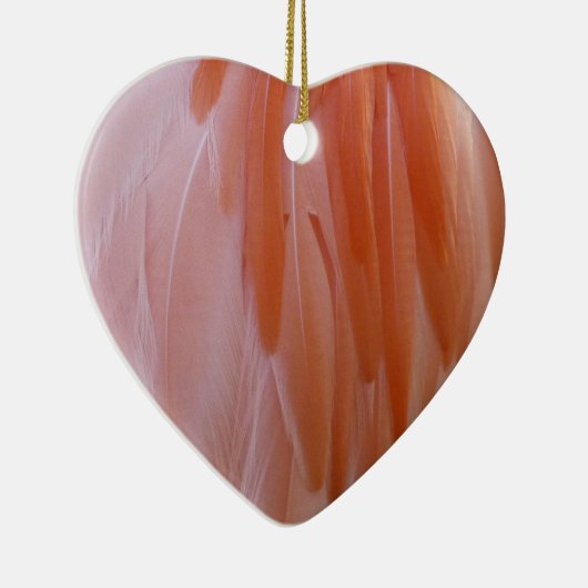 Flamingo Feathers in Pink-Schatten Keramikornament (Rechts)