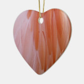 Flamingo Feathers in Pink-Schatten Keramikornament (Links)
