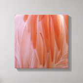 Flamingo Feathers in Pink-Schatten Leinwanddruck (Vorderseite)