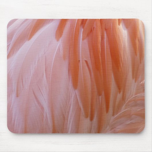 Flamingo Feathers in Pink-Schatten Mousepad (Vorne)