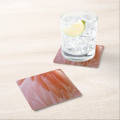 Flamingo Feathers in Pink-Schatten Rechteckiger Pappuntersetzer (Vor Ort)