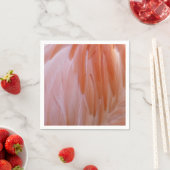 Flamingo Feathers in Pink-Schatten Serviette (Beispiel)