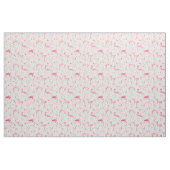 Flamingo-Federn auf Tupfen Stoff (Fat Quarter (45,7 x 55,9 cm))