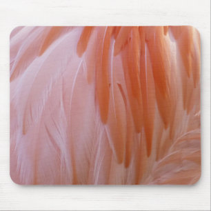Flamingo Federn in Rosa-Tönen Mousepad