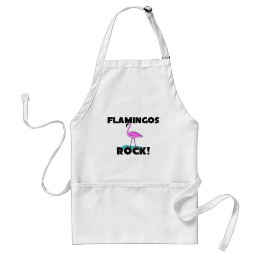 Flamingo-Felsen Schürze (Vorne)