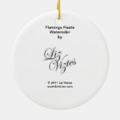 Flamingo Fiesta Ornament (Hinten)