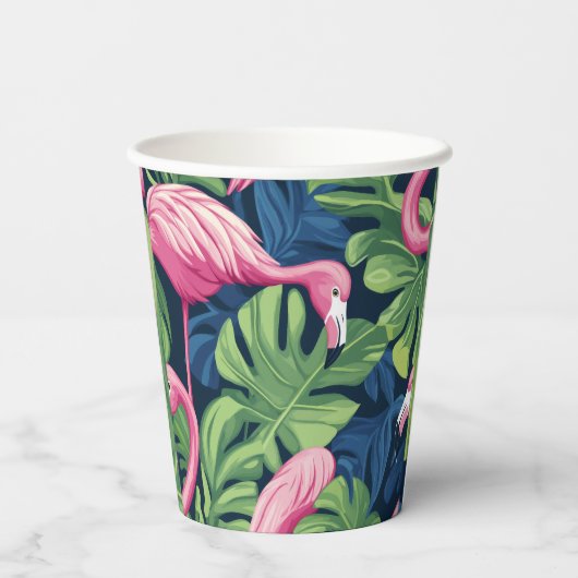 Flamingo Fiesta Paper Cup Pappbecher (Rückseite)