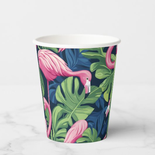 Flamingo Fiesta Paper Cup Pappbecher (Vorderseite)