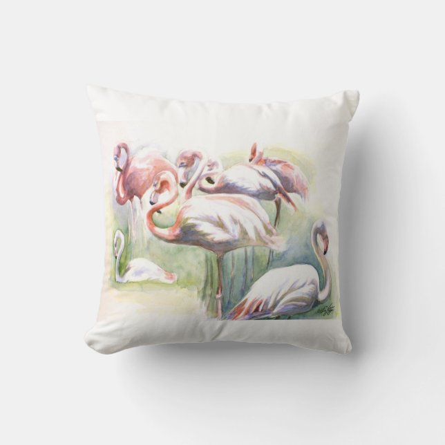 Flamingo Fiesta Pillow Kissen (Vorderseite)