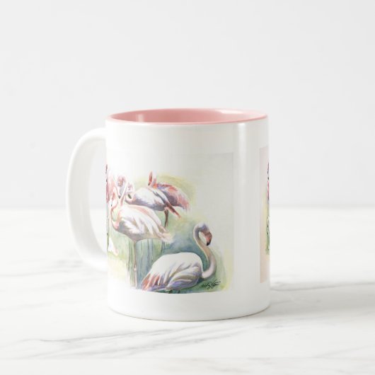 Flamingo Fiesta Tasse (Vorderseite Links)