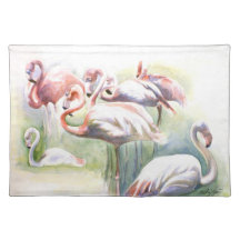 Flamingo Fiesta Tischset