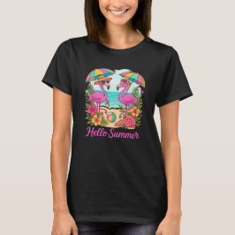 Flamingo Fiesta - Tropical Beach Days T-Shirt