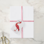 Flamingo - Fine Art Geschenkanhänger (Mit Garn)