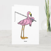 Flamingo Fishing Fisher Karte (Rückseite)