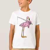 Flamingo Fishing Fisher T-Shirt (Vorderseite)