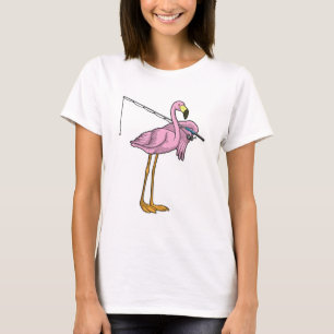 Flamingo Fishing Fisher T-Shirt