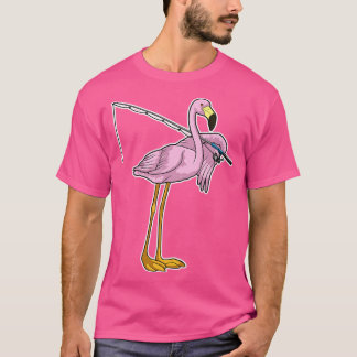 Flamingo Fishing Fisher T-Shirt