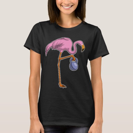 Flamingo Fitness Sports T-Shirt (Vorderseite)